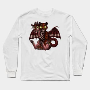 Chimera Cubs: Red Leopard Long Sleeve T-Shirt